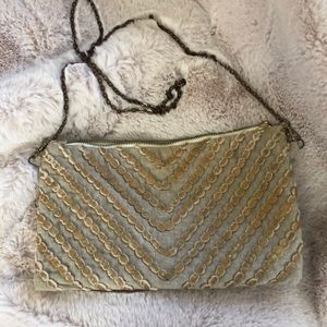 Lightweight linen crossbody summer bag